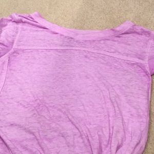 Purple tee